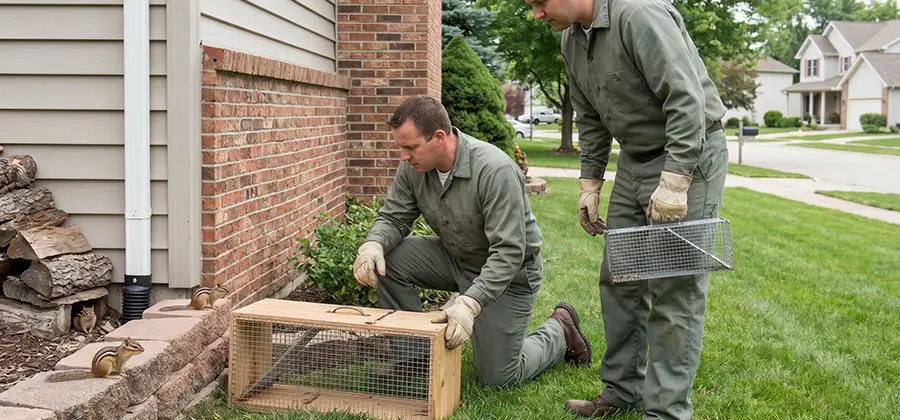 Remove Chipmunks From Yard in Commerce Township