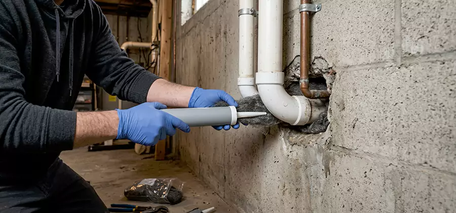 Mouse Proofing Pipes in Commerce Township