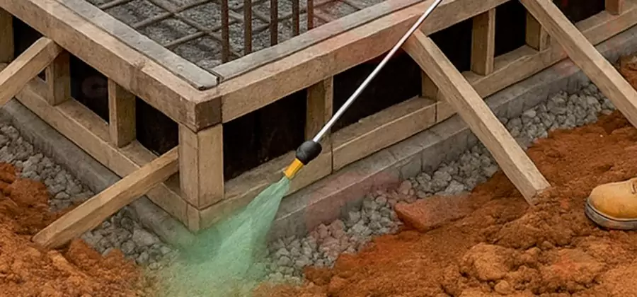 Foundation Slab Termite Treatment in Commerce Township