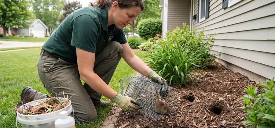Organic Vole Control in Commerce Township