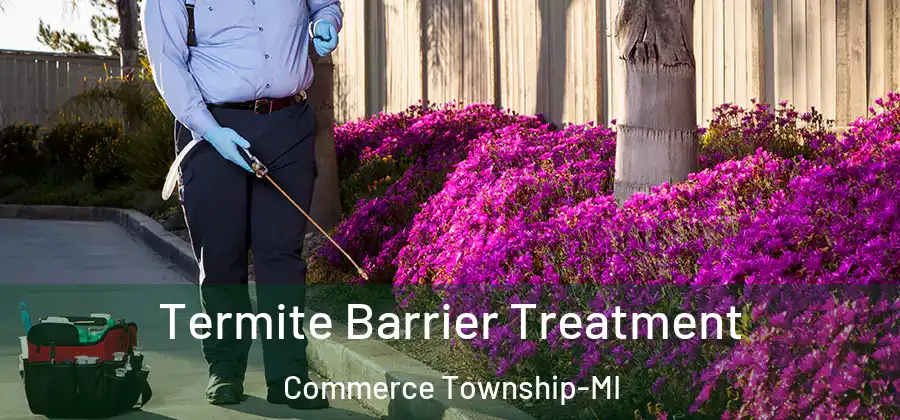 Termite Barrier Treatment Commerce Township-MI